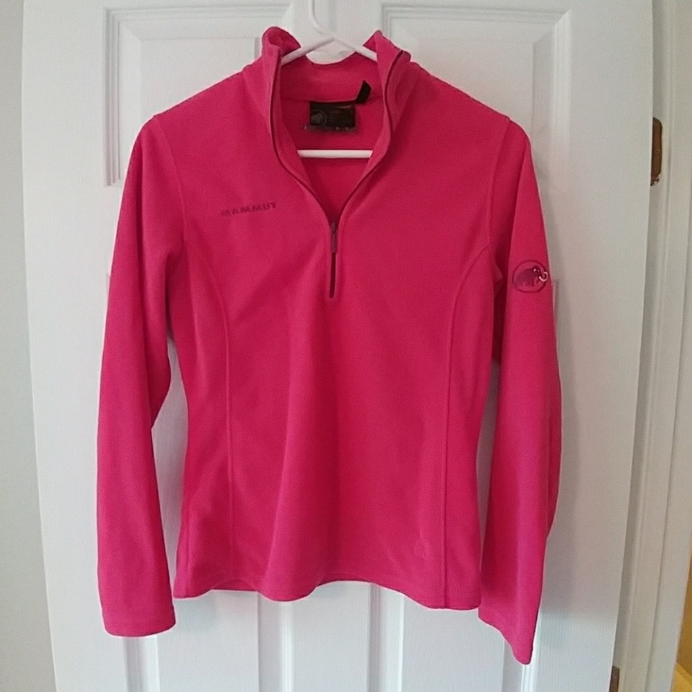 Mammut 1/4 Zip Fleece Pullover - Size Small